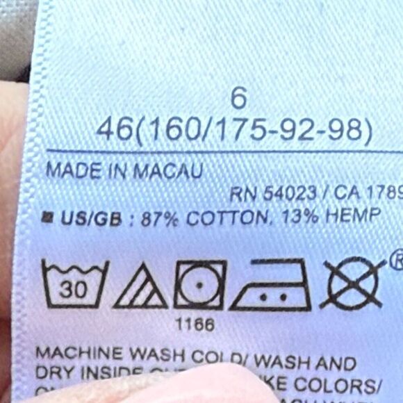 Banana Republic High Rise Double-belted Cuffed Hem BR Explorer Denim Shorts Sz 6 - Picture 11 of 11